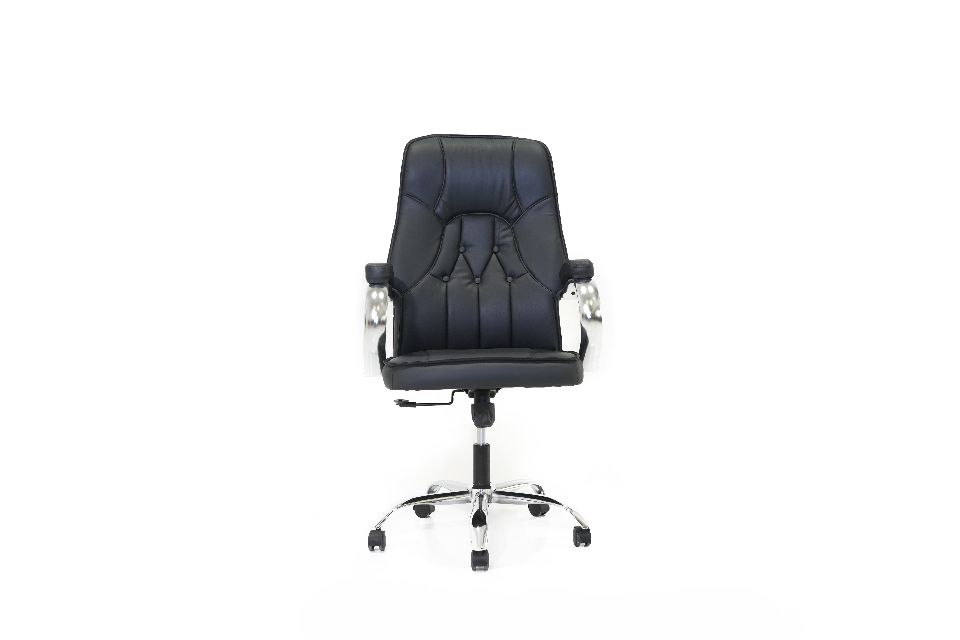 HIGH BACK-leather office chair with padded seat and backrest