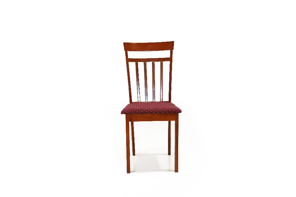 Wooden Kitchen Chair Warm Modern Classic Design with Padded Seat, Dark Brown