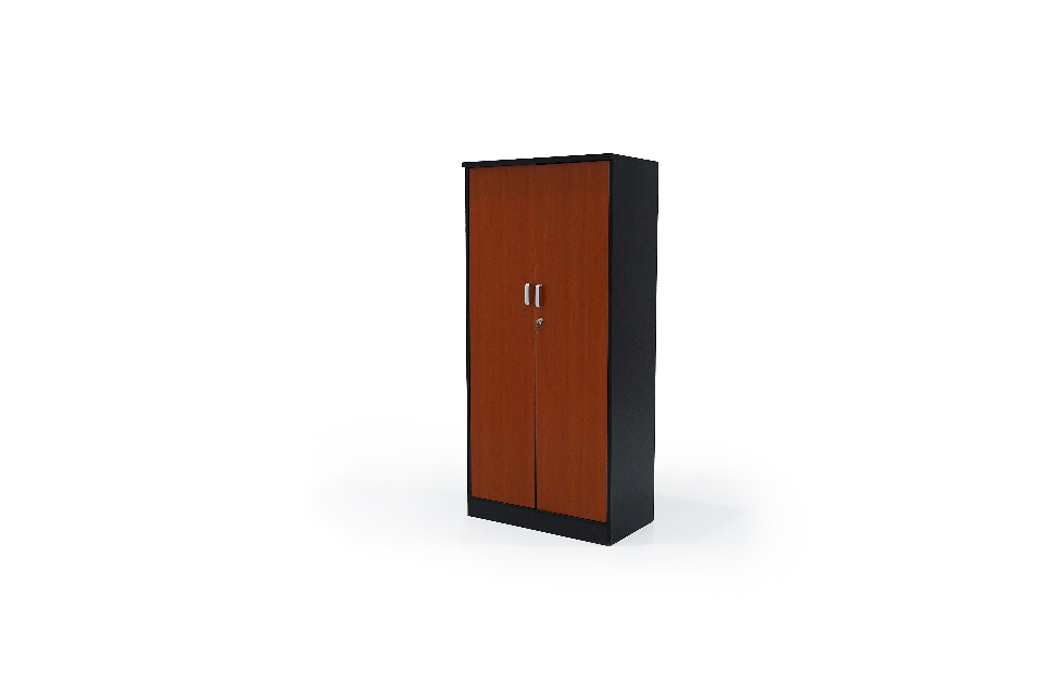 RAMISTA-two door wardrobe with 1 hanging bar and shelf inside