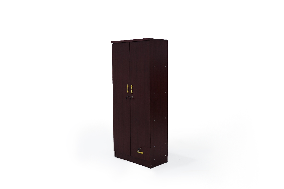 RAMISTA-two door wardrobe with lower lockable draw
