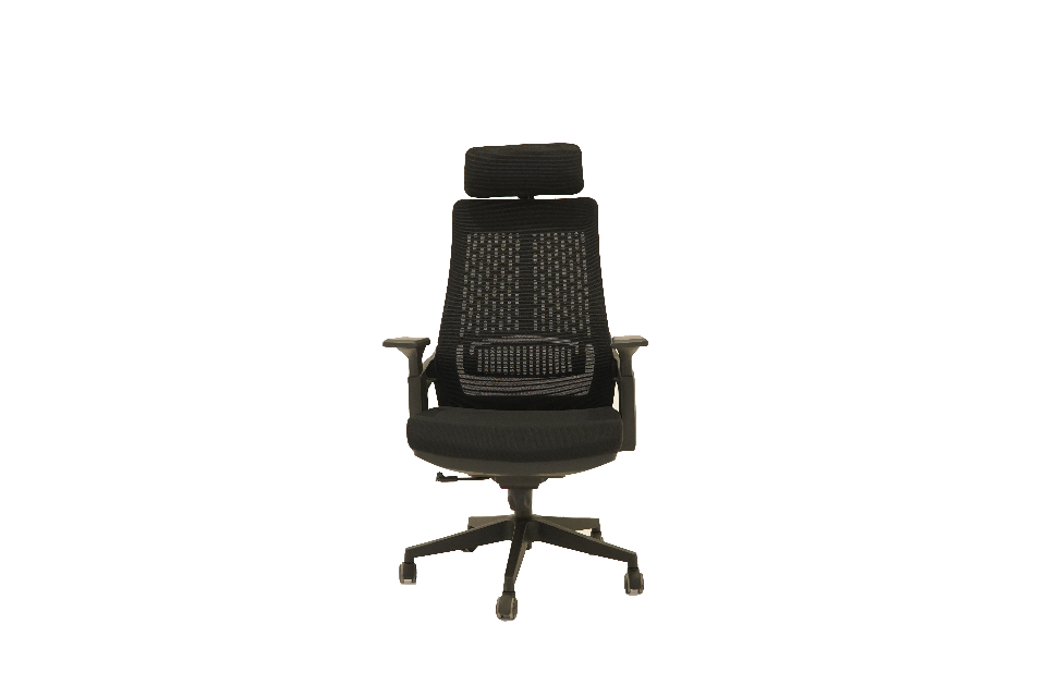 Modern Ergonomic Office Chair with Headrest, Swivel Wheels, and Breathable Design
