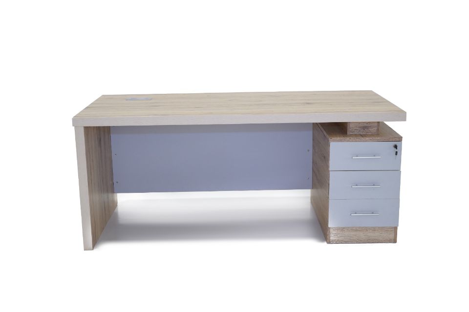PLATSO-Modern Office Table With 3 Drawer