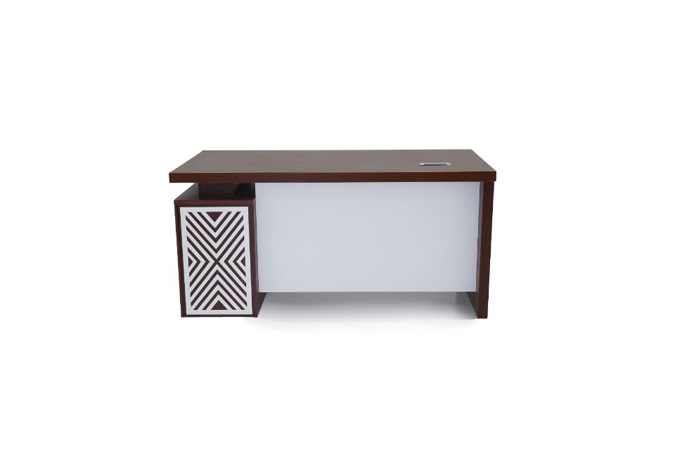 PLATSO-modern office table with three drawer