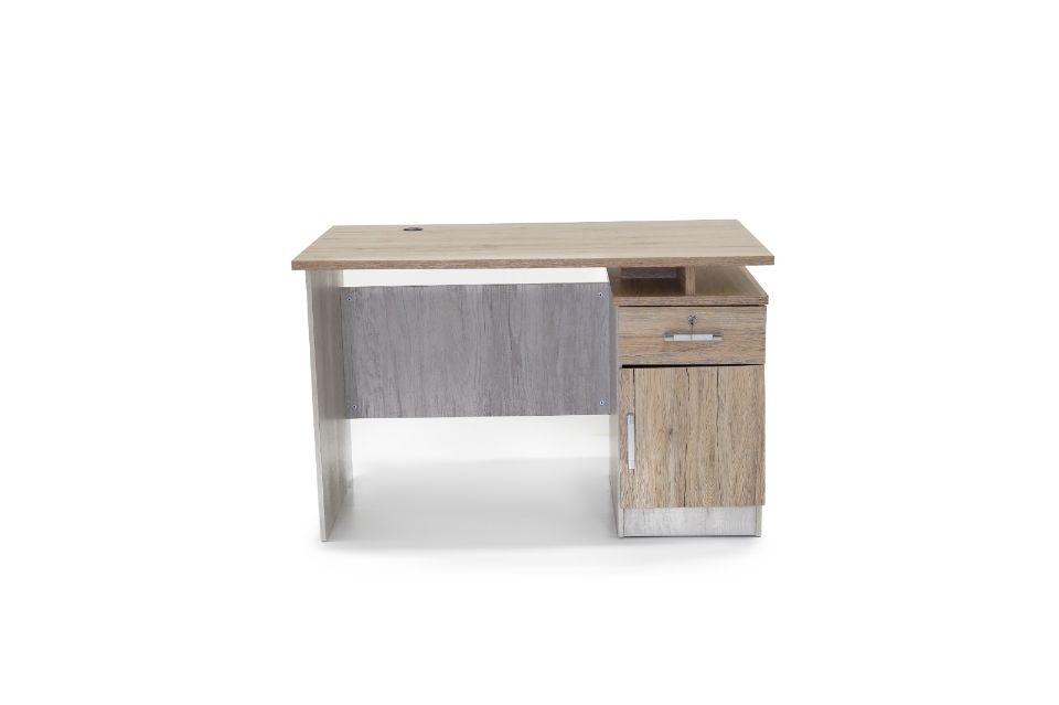 PLATSO-office staff table with lockable drawer
