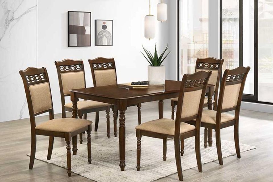Dining set table and 6 chairs