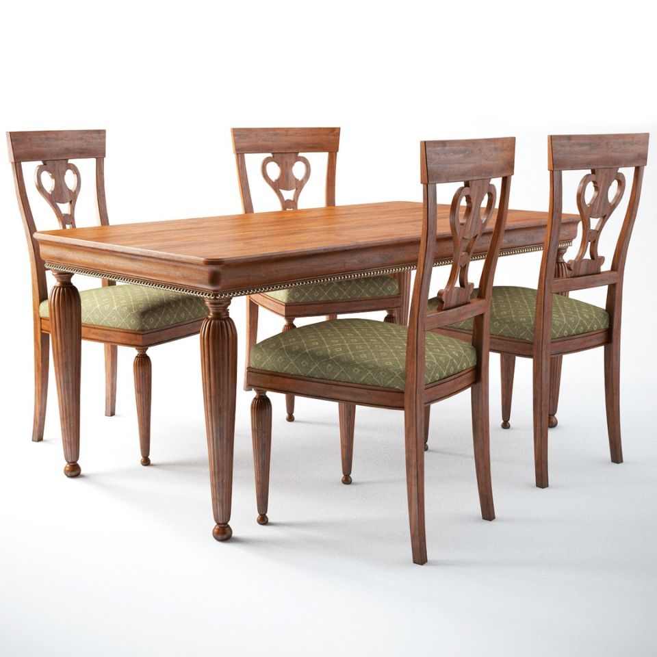 Customize wooden Dining Table Set