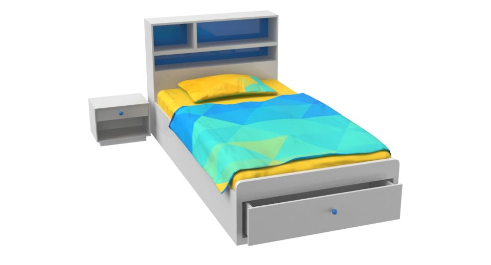 Homeshop Customize Kid Single Bed