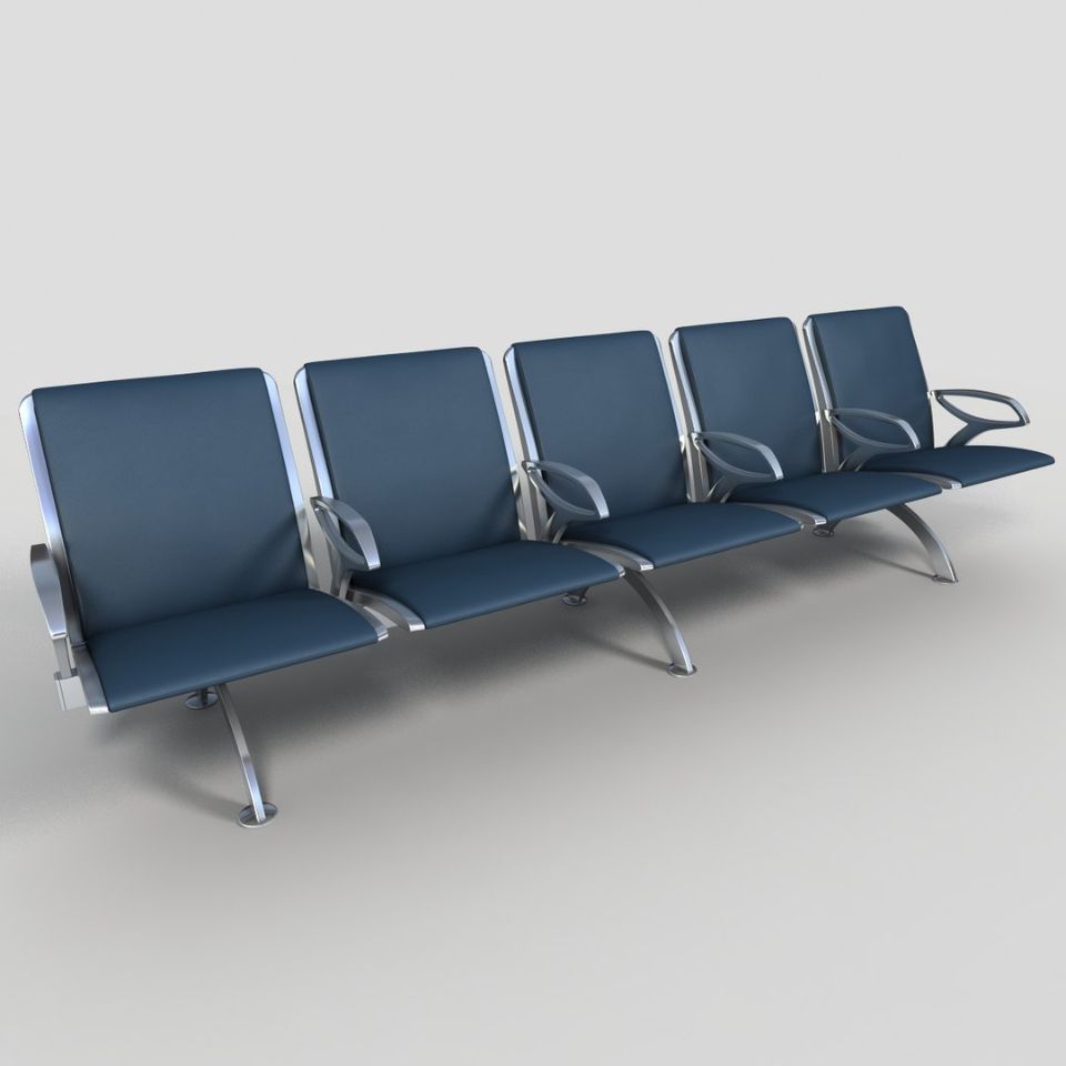 BENCH CHAIRS- 5 seater office waiting chair