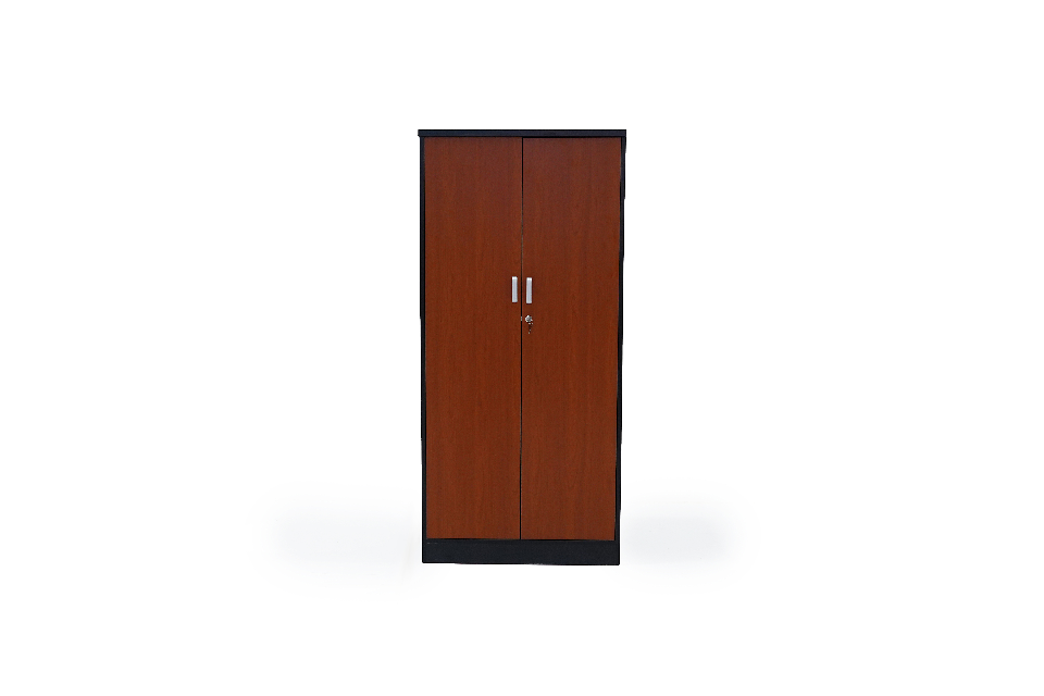 RAMISTA-two door wardrobe with 1 hanging bar and shelf inside
