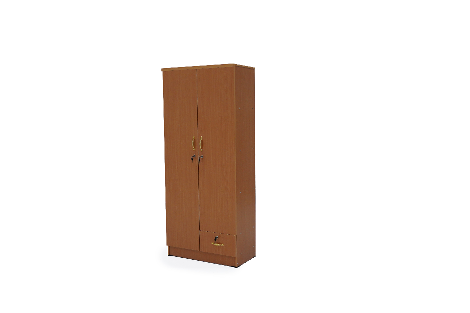 RAMISTA-two door wardrobe with lower lockable draw