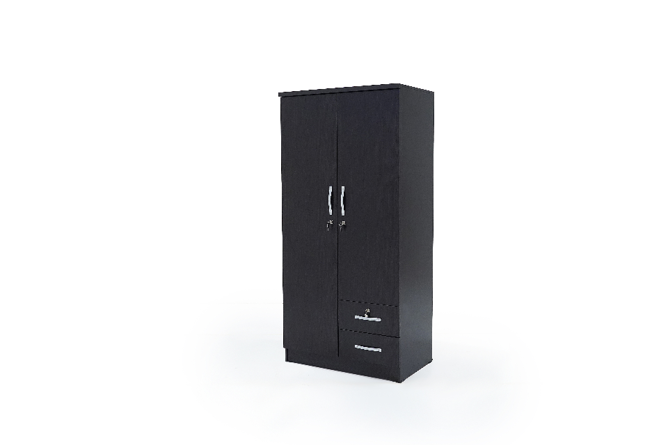 RAMISTA-two door wardrobe with lower two drawers
